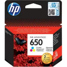 ראש דיו HP 650 צבעוני