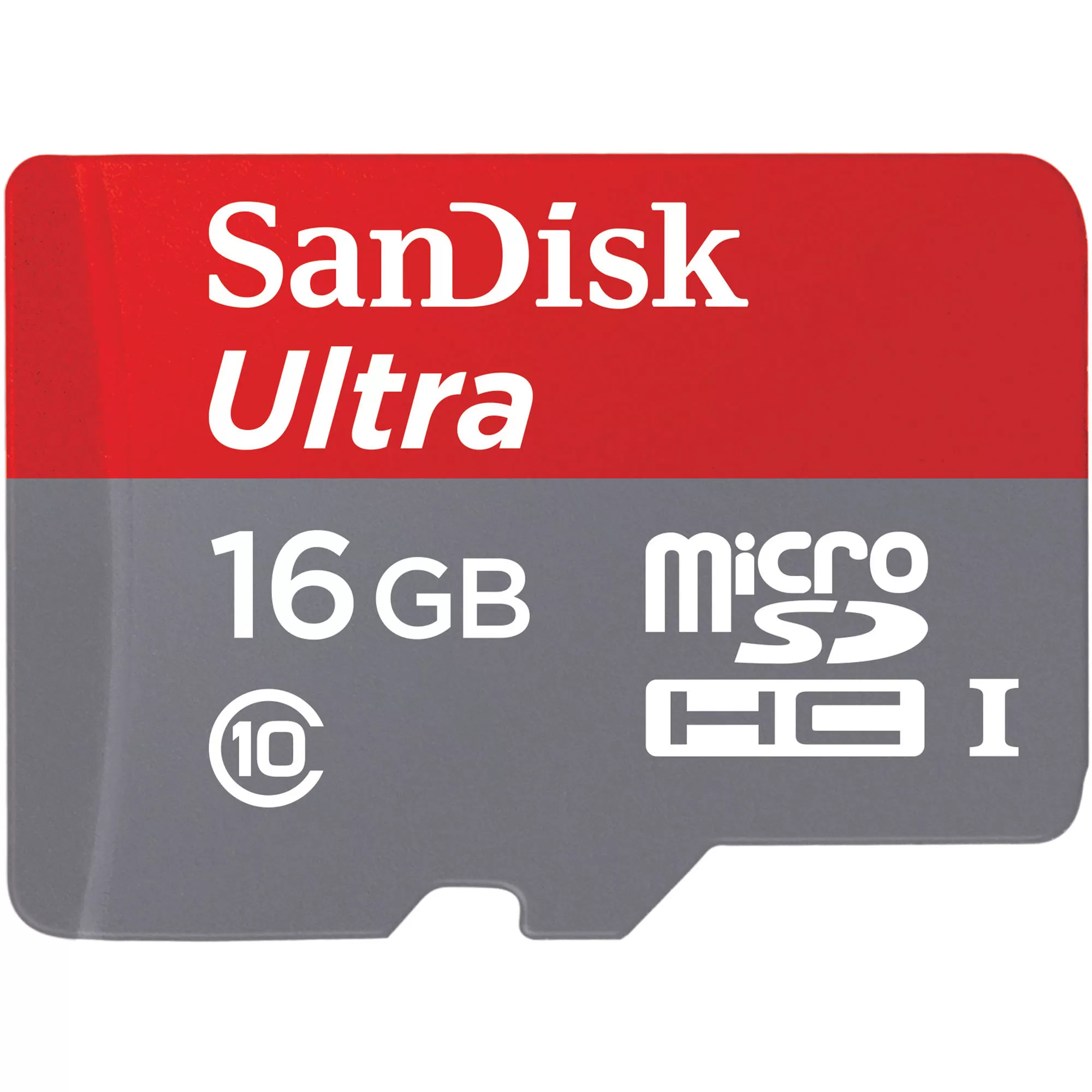 כרטיס זיכרון מיקרו SanDisk MicroSD 16GB SDSQUNS-016G-GN3MN