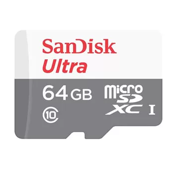 כרטיס זיכרון מיקרו SanDisk MicroSD Ultra 64GB