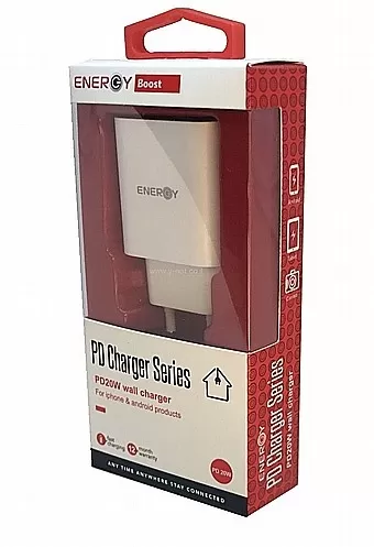 מטען בית (ראש) Energy PD Charger 20W