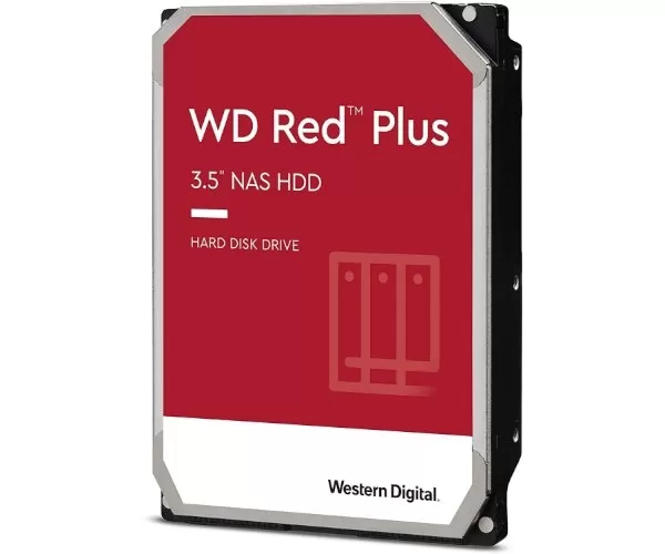 ד. קשיח לנייח WD Red Plus 2TB NAS HDD 5400 RPM 256MB Cache 3.5