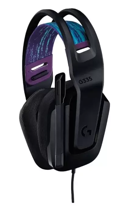 אוזניות גיימינג חוטיות LOGITECH G335 בצבע שחור תמונה 2