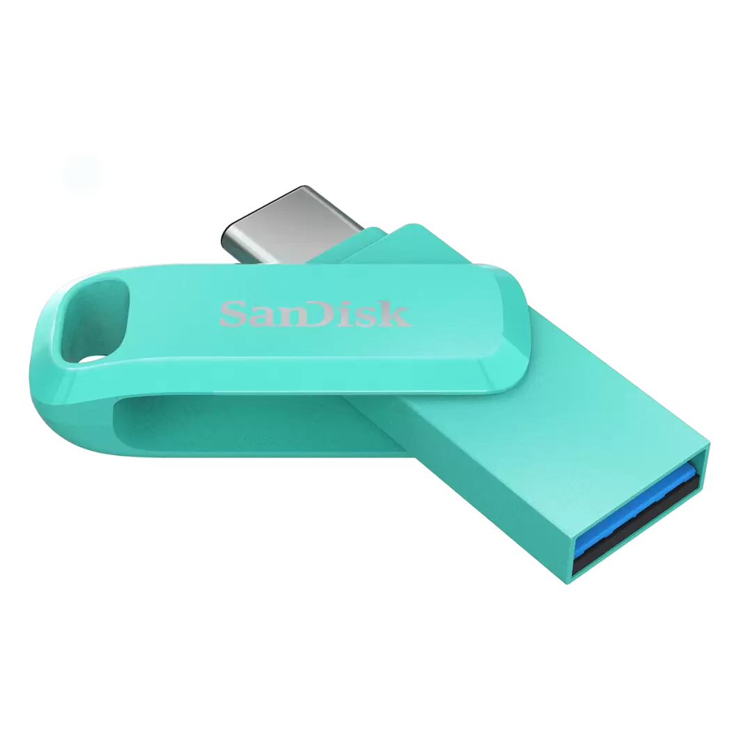 זיכרון נייד Ultra Dual Drive Go USB Type- C™ 128GB בצבע ירוק תמונה 2