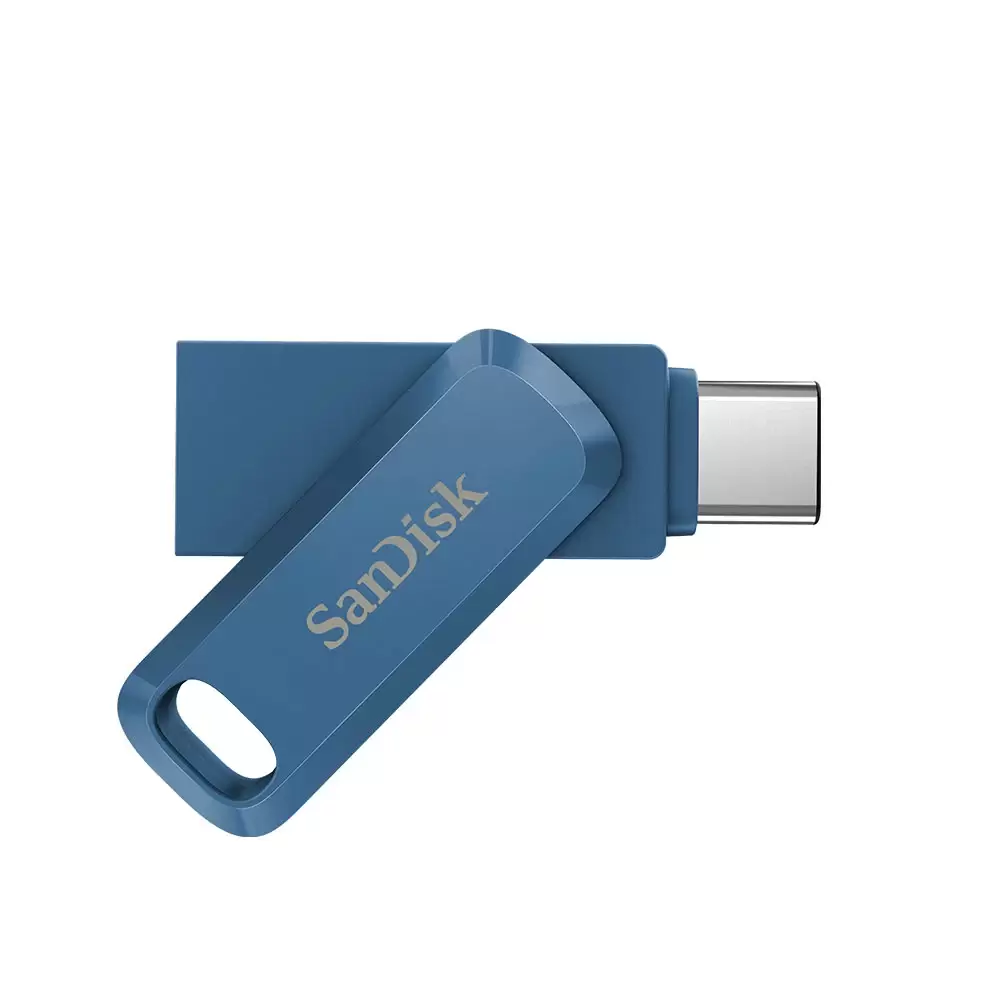 זיכרון נייד Ultra Dual Drive Go USB Type- C™ 128GB בצבע כחול