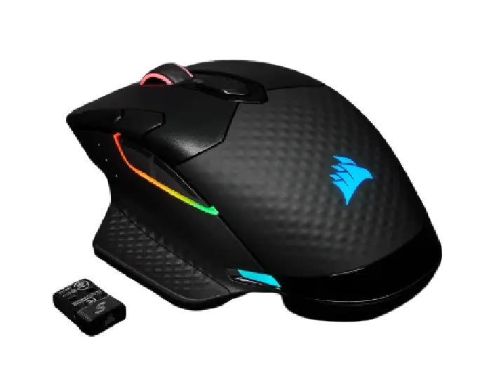 עכבר גיימינג אלחוטי Corsair DARK CORE RGB PRO Wireless שחור תמונה 2