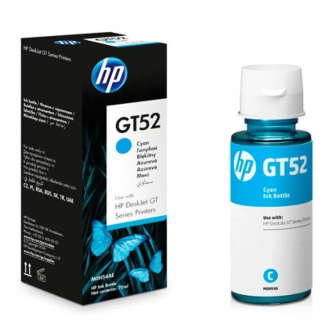 בקבוק דיו מקורי HP GT52 M0H54AE כחול