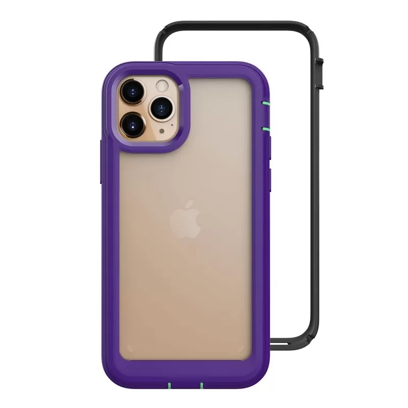 IPHONE 11 PRO MAX 6.5 2019 GRIP NINJA FRAME PURPLE/MINT