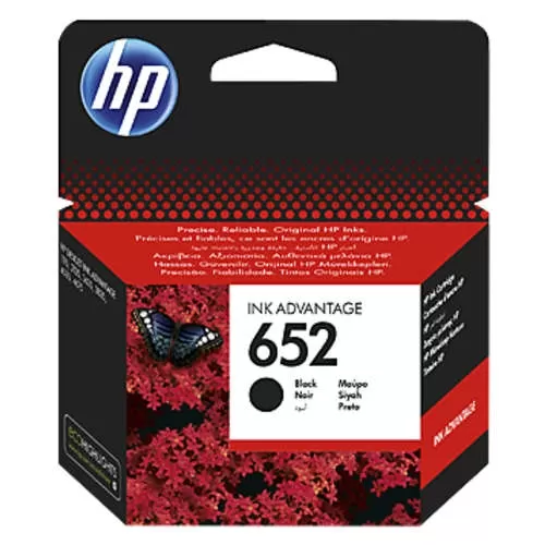 ראש דיו HP 652 שחור