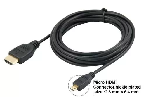 כבל MICRO TO HDMI 3M 6512