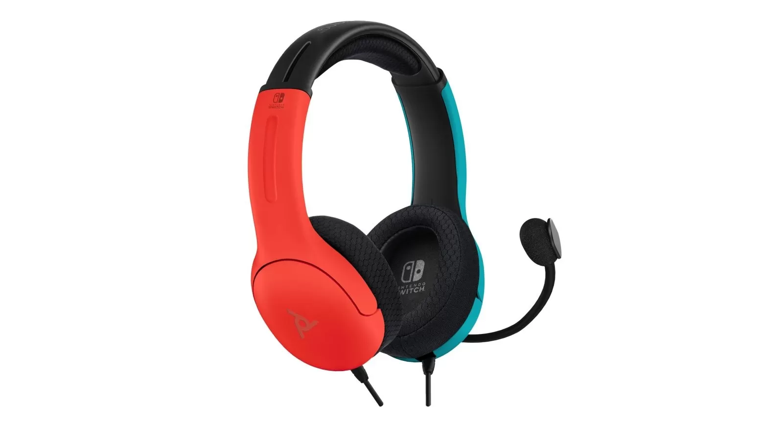 אוזניות גיימינג חוטיות LVL40 – כחול/אדום