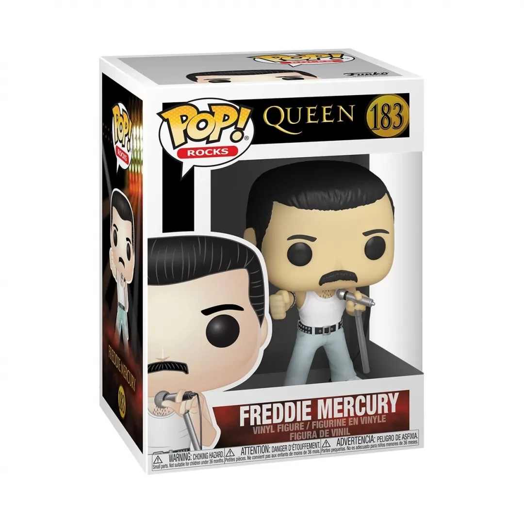 FUNKO POP! Rocks: Queen Freddie Mercury 183 תמונה 2