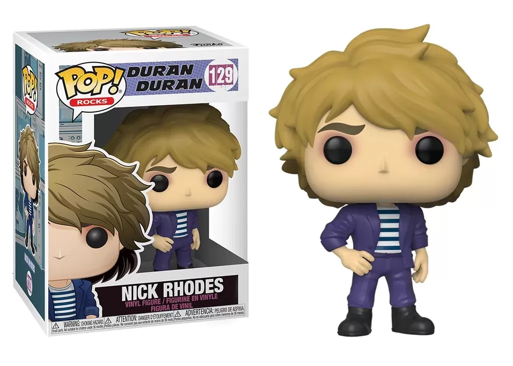 FUNKO POP! Rocks: Duran Duran Nick Rhooes 129 תמונה 2