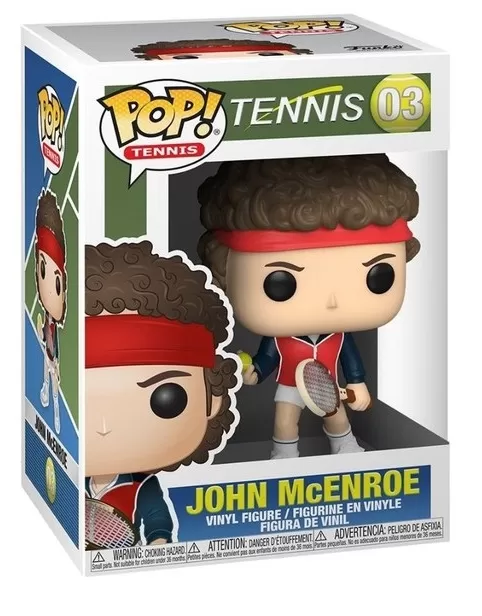 Funko Pop! Legends: Tennis Legends - John McEnroe #03 תמונה 2