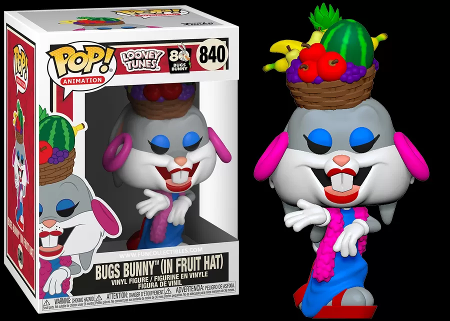 FUNKO POP! Animation: Looney Tunes 80 Years Bugs Bunny In Fruit Hat 840 תמונה 2