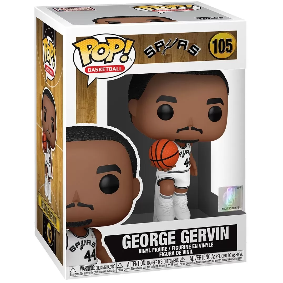 FUNKO POP! Basketball Spurs George Gervin 105 תמונה 2