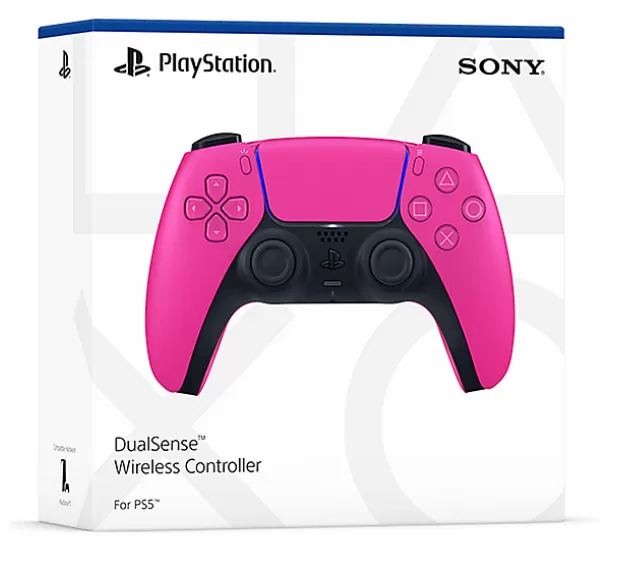 שלט לסוני 5 אלחוטי PS5 DualSense NOVA Pink Controller ורוד תמונה 2