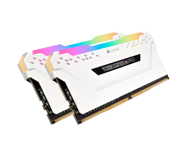 ז. לנייח Corsair DDR4 Vengeance RGB Pro 16GB 2X8 3200MHZ White