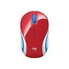 עכבר אלחוטי Logitech Wireless Mini Mouse M187 לוגיטק אדום