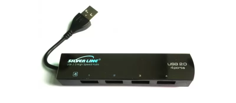 מפצל מיוחד ל-4 כניסות USB2.0 SILVERLINE