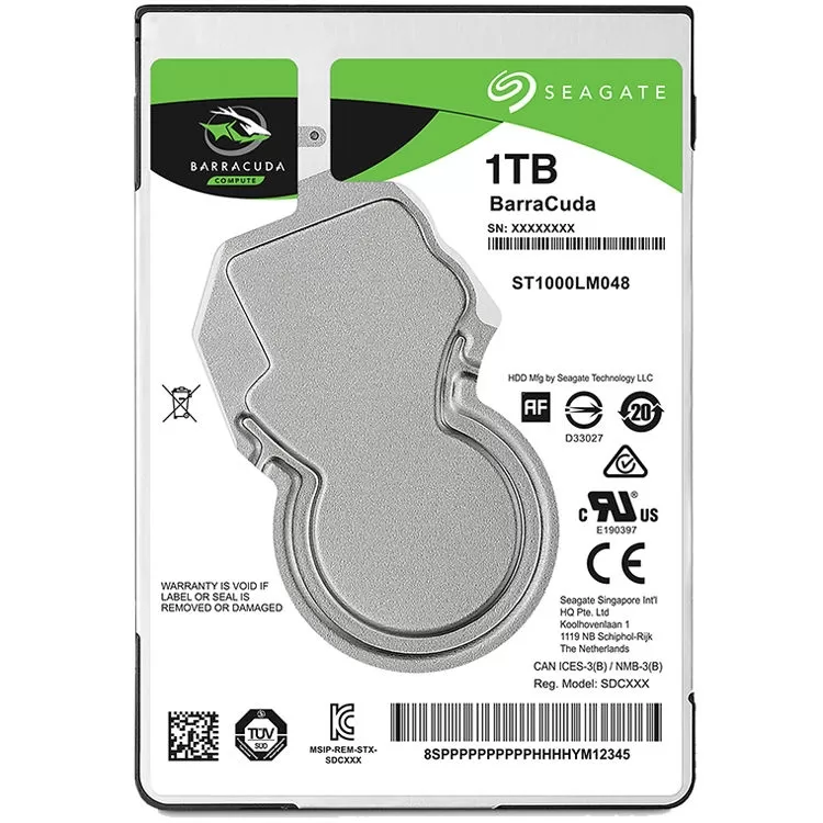 Seagate HDD 1TB 5400  SATA3 2.5 כונן פנימי