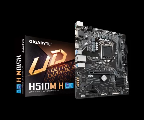 לוח דור 11/10 Gigabyte H510M H 1.3 Micro-Atx LGA1200 PCIE4.0X16