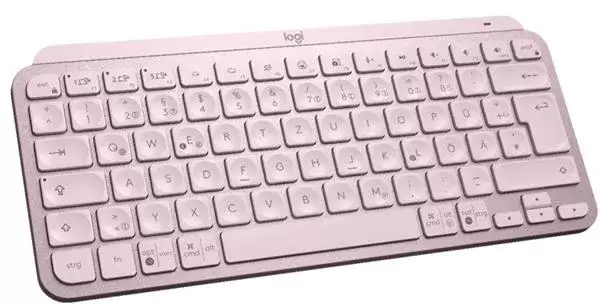 מקלדת מינימליסטית Logitech MX KEYS MINI ROSE תמונה 2