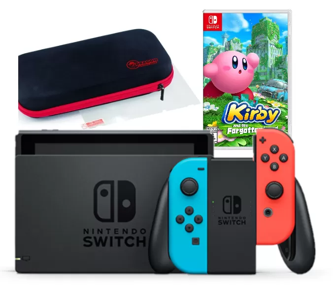 דיל Nintendo Switch נינטנדו כחול אדום משחק לבחירה ותיק נשיאה