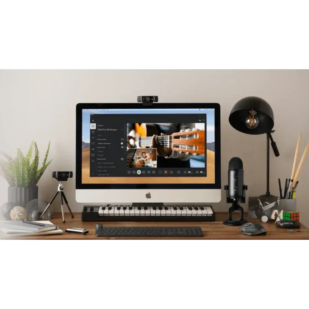 מצלמת אינטרנט עם מיקרופון Logitech C922 Pro Stream 1080p Retail תמונה 4