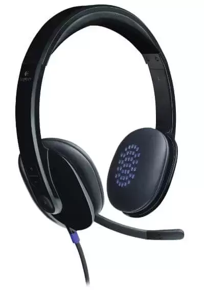 אוזניות ומיקרופון Logitech USB H540