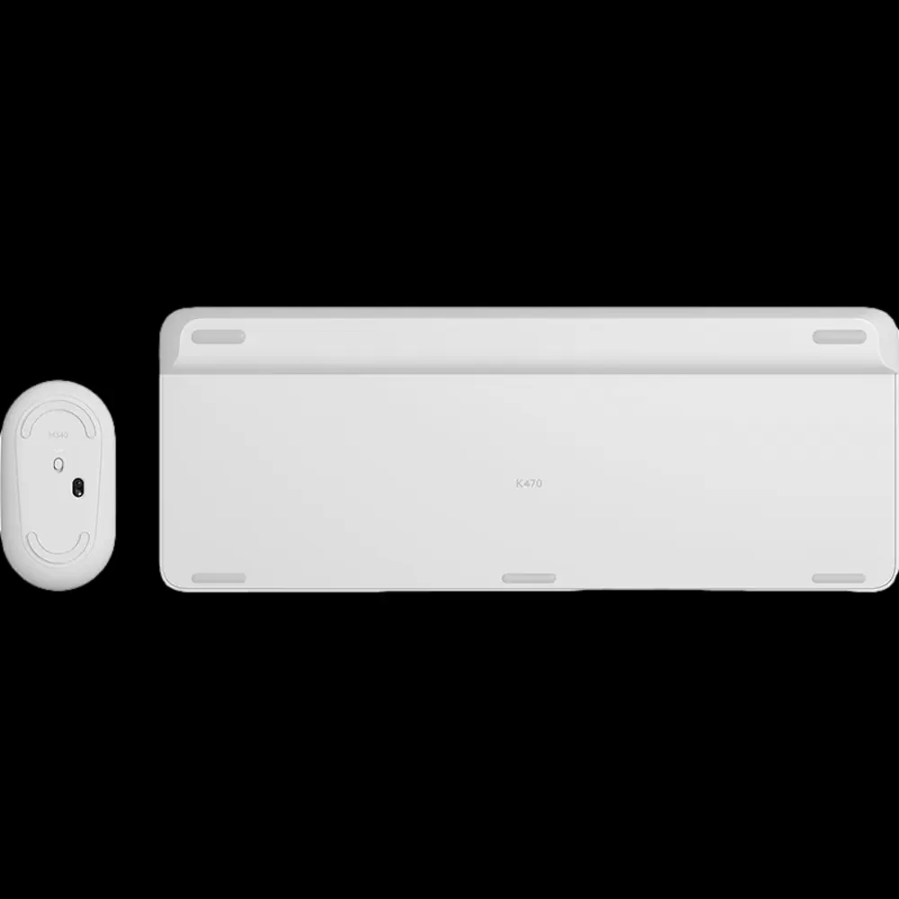 מקלדת דקה ועכבר מבית LOGITECH דגם MK470 בצבע לבן תמונה 2