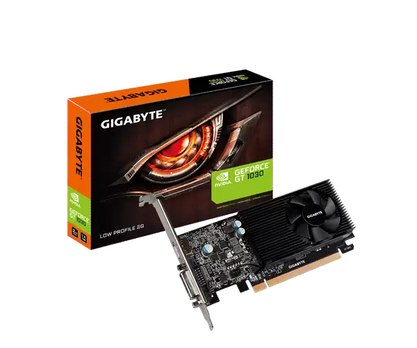 כרטיס מסך Gigabyte GT 1030 2GB DDR5 DVI HDMI Low Profile