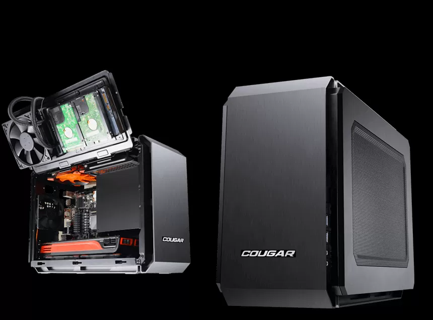 מארז Cougar QBX Mini-ITX Purpose case שחור תמונה 2