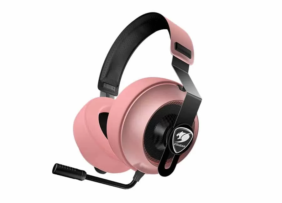 אוזניות גיימינג COUGAR Phontum Essential Headsets ורוד