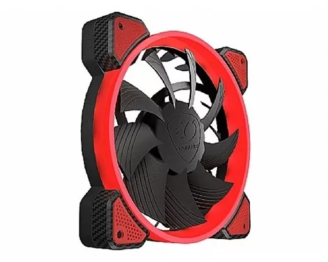 קירור למארז VORTEX FR 120 mm Red LED Cooling Fan