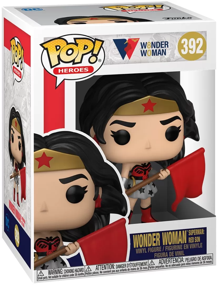 FUNKO POP! Wonder Woman Superman Red Son 392 תמונה 2