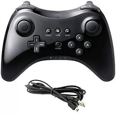 שלט אלחוטי Wii U pro Controller שחור