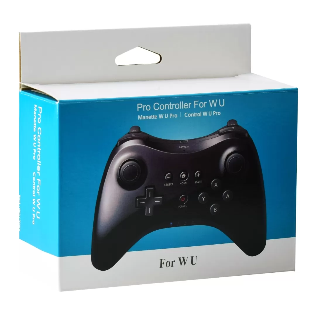 שלט אלחוטי Wii U pro Controller שחור תמונה 2