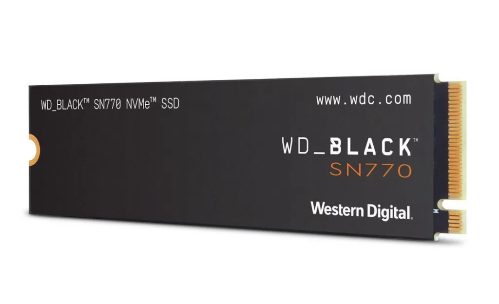 זיכרון פנימי WD Black SSD SN770 M.2 PCIe NVMe 500GB WDS500G3X0E