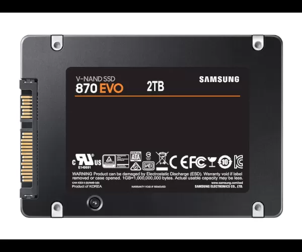 דיסק פנימי SAMSUNG EVO870 2.5 SSD 2TB