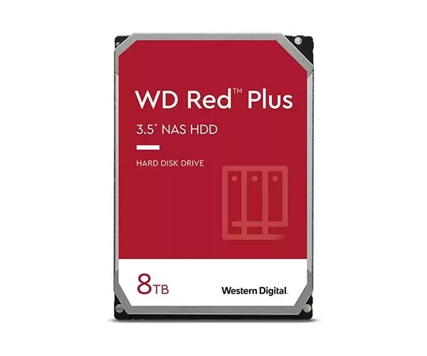 דיסק פנימי 3.5 Western Digital 8TB RED PLUS 7200rpm 256MB Cache