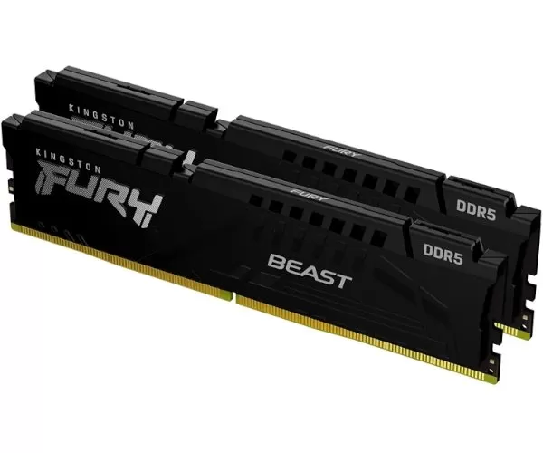 זכרון לנייח Kingston Fury Beast DDR5 32GB 2x16GB 5200MHz C40