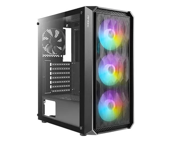 מארז Antec NX292 Mid Tower 3X120MM RGB SIDE GLASS