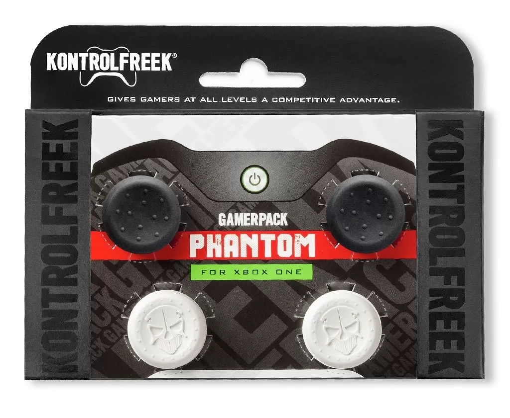 מארז כפול מתאם ארגונומי לשלט Kontrol Freek PHANTOM Xbox שחור ולבן