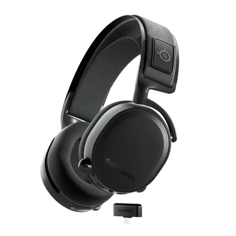 אוזניות ‏אלחוטיות SteelSeries Arctis 7 Plus שחור