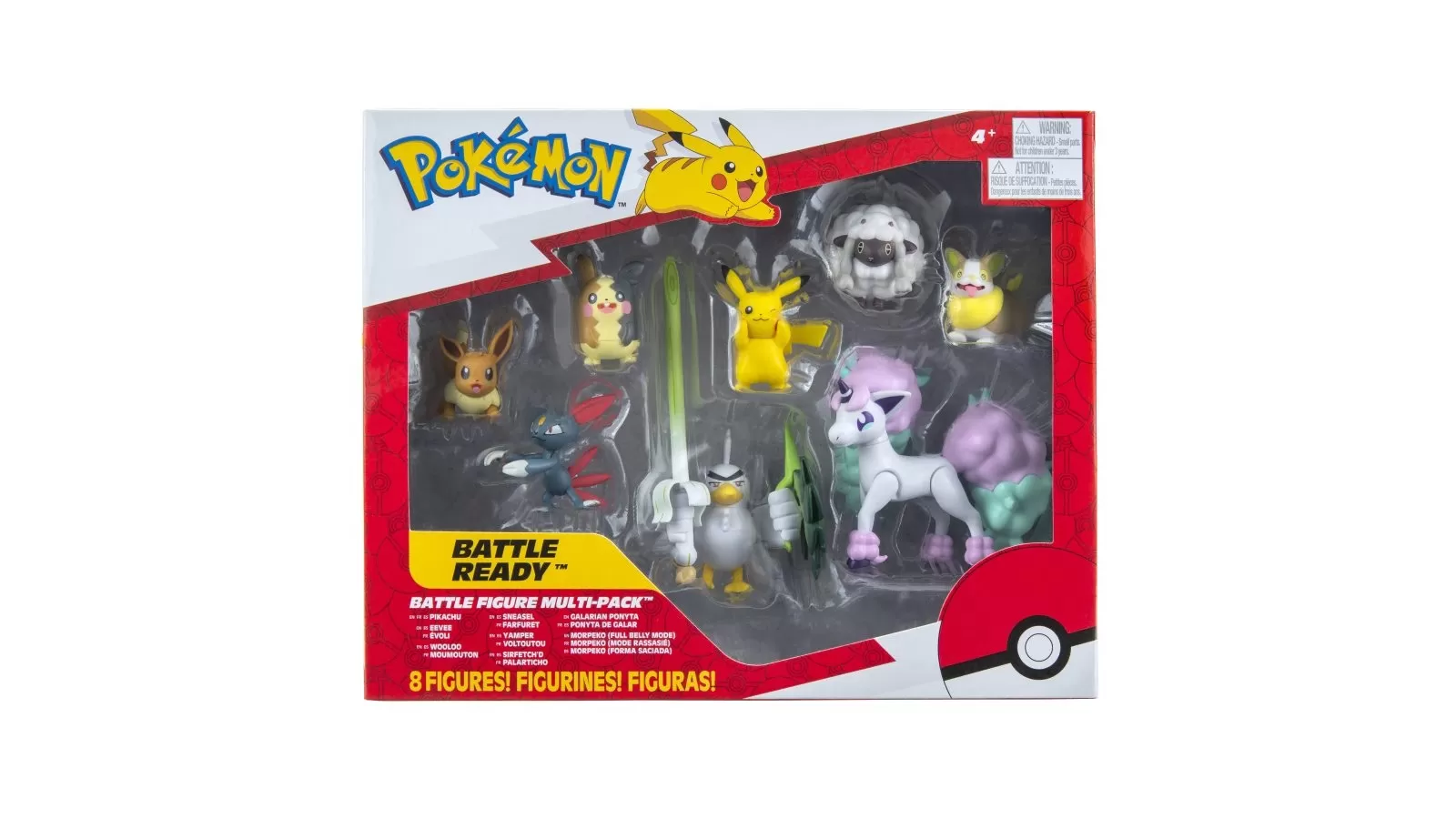 סט פסלוני פוקימון 8 פוקימונים Pokemon figures