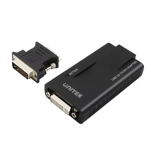 כרטיס מסך חיצוני UNITEK DVI-USB3.0 Y-3801