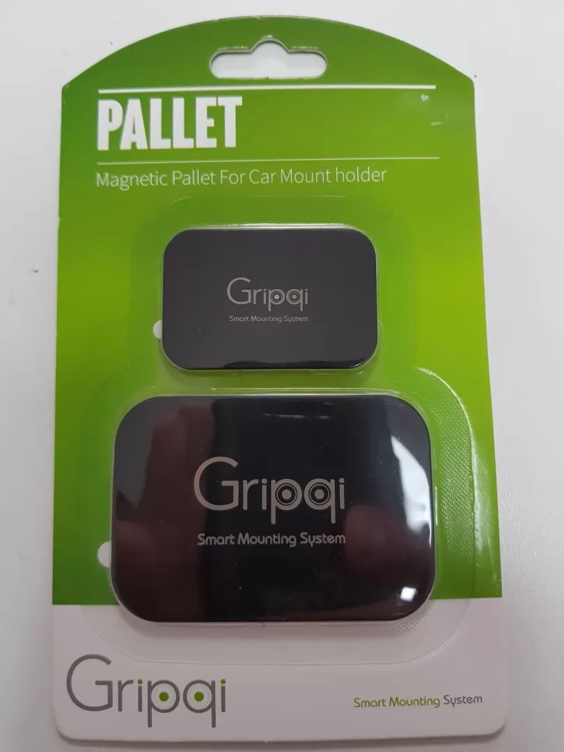 מגנט למעמד GRIPQI MAGNETIC PALLET FOR CAR HOLDER שחור + כסוף