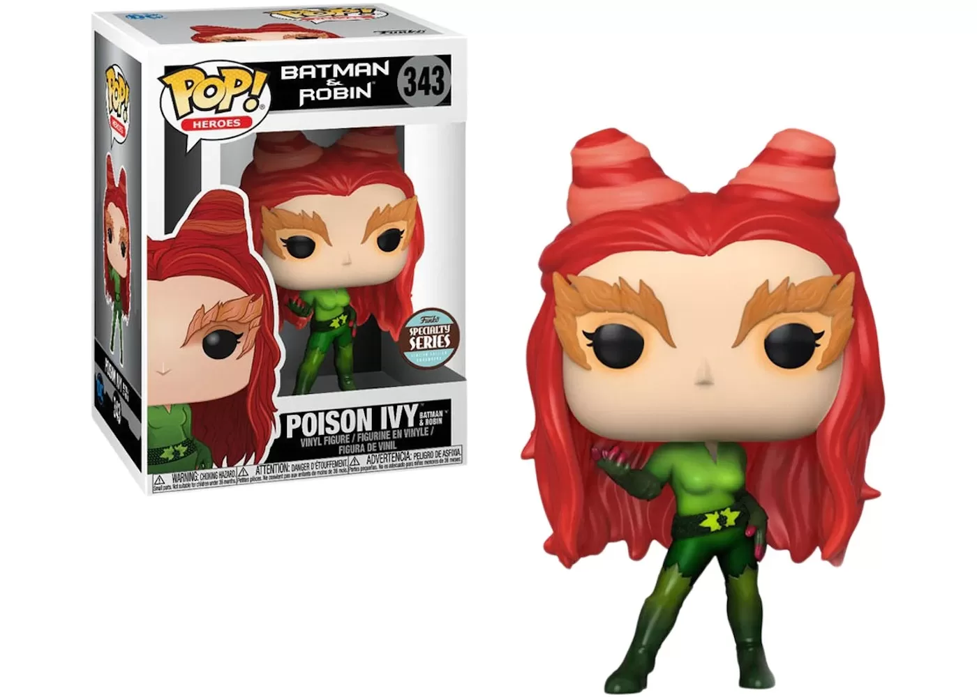 Funko Pop! Heroes Batman & Robin Poison Ivy Specialty Series Exclusive Figure 343