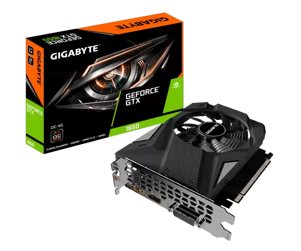 כ.מסך GIGABYTE GEFORCE GTX 1650 D6 OC 4G GV-N1656OC-4GD rev2.0