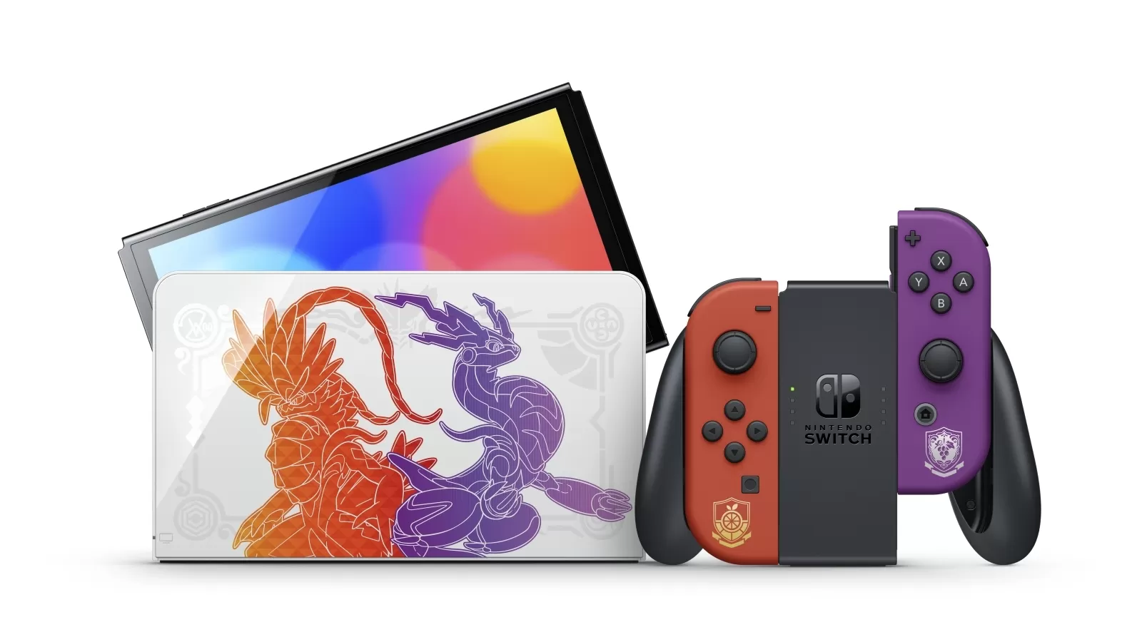 Nintendo Switch Console OLED Model Pokemon Scarlet and Pokemon Violet Special Edition